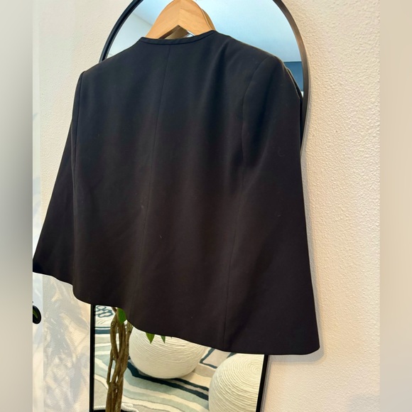 BCBGMaxaazria Cape Sleeve Lined Jacket - Picture 3 of 4